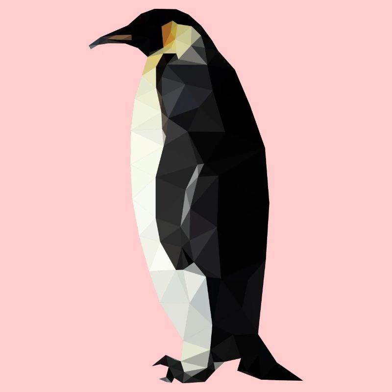 Pinguin Polygon Geometrische Formen