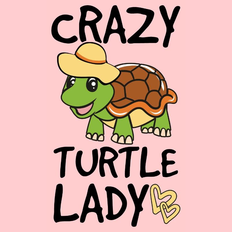 Funny Turtle Crazy Turtle Lady Gift