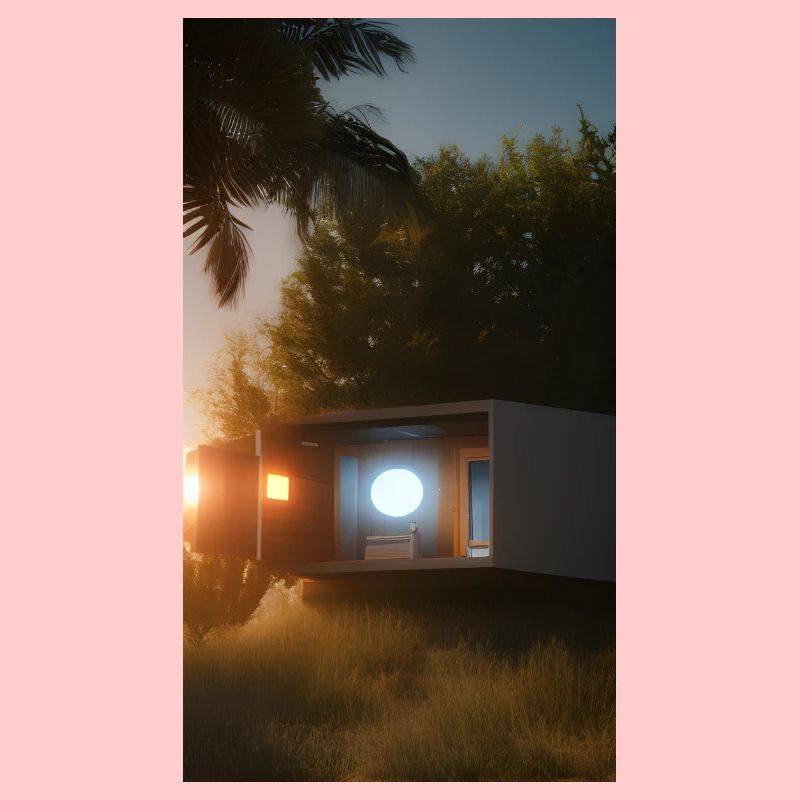 Maison cachée dans les bois