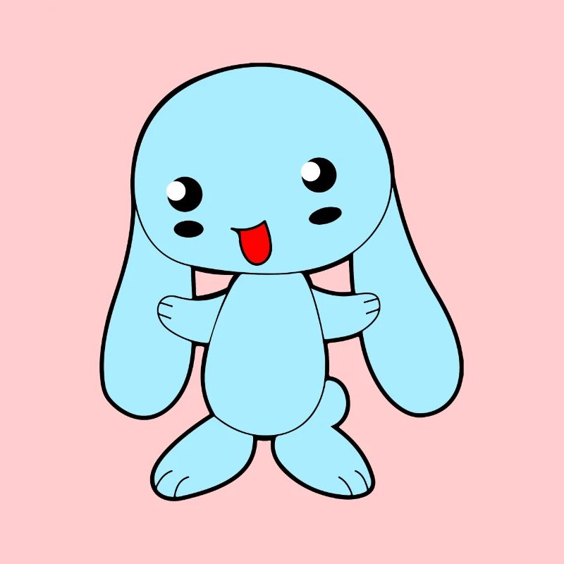 Light blue floppy eared rabbit
