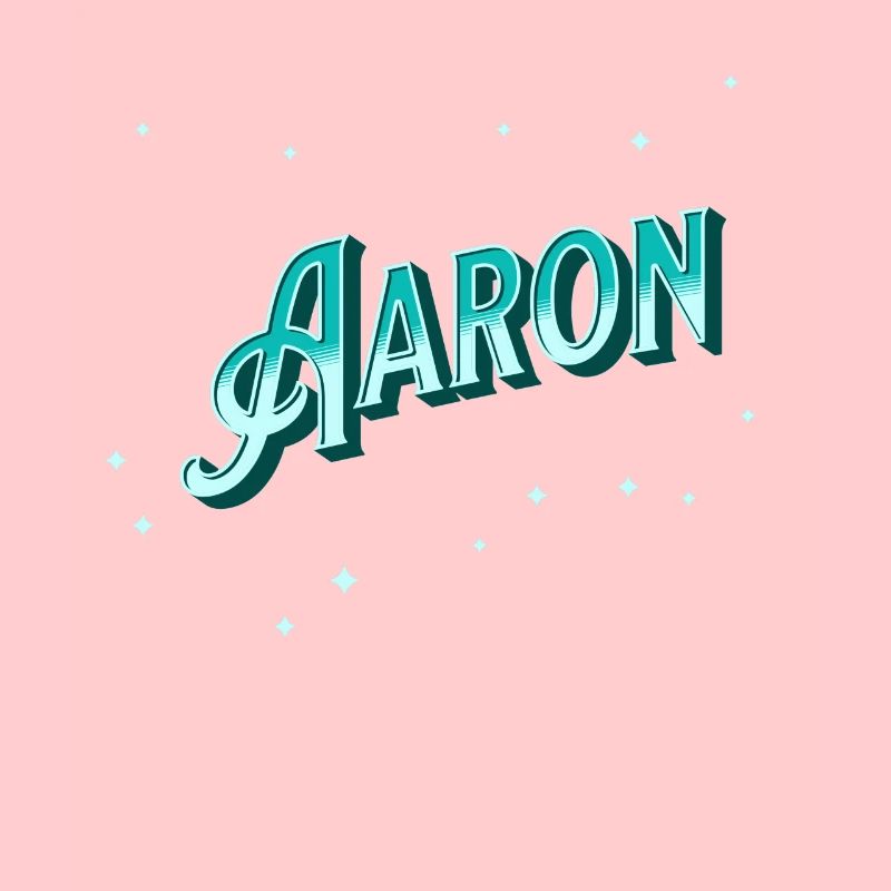 Aaron name personalized