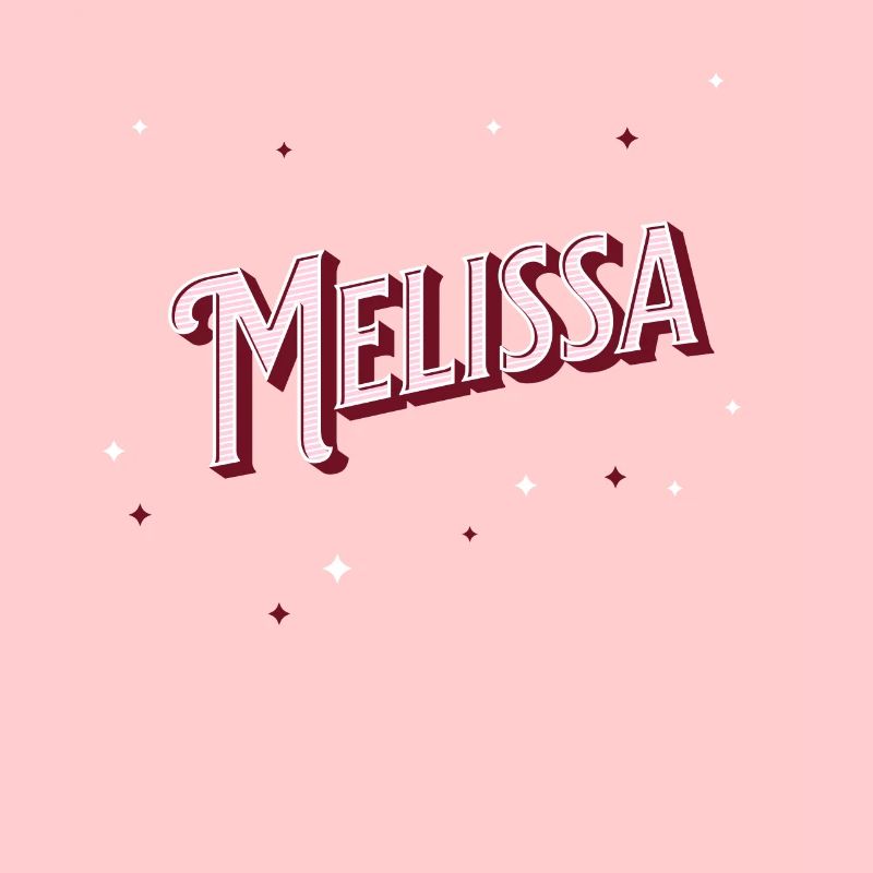 Melissa name personalized