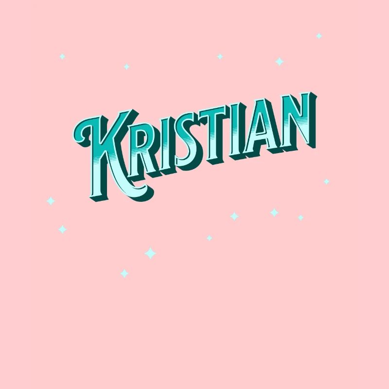 Kristian name personalized