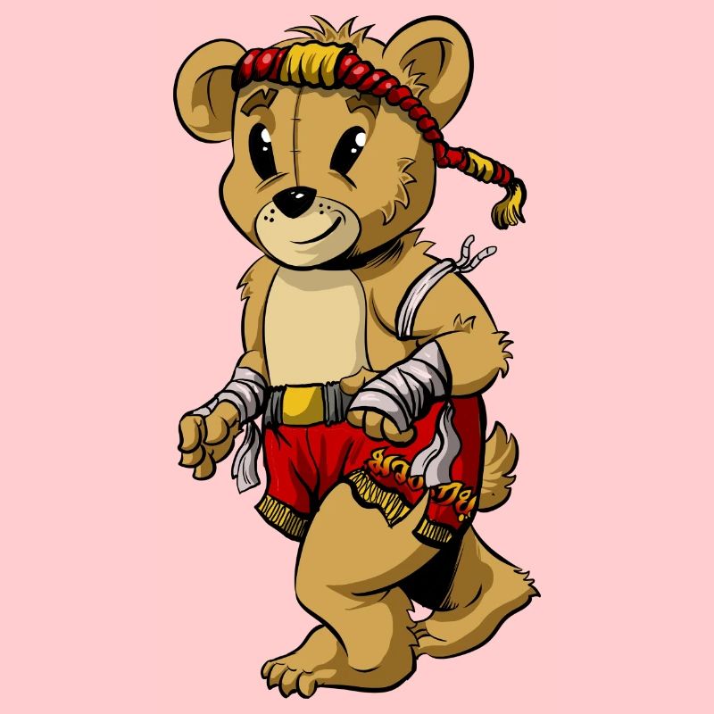 Muay Thai Maskottchen