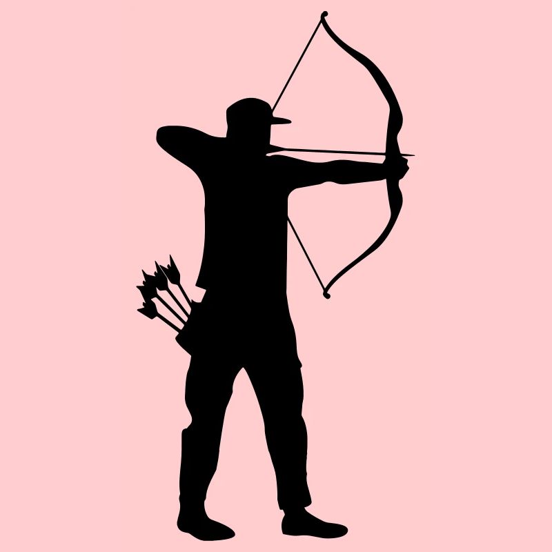 Archer with quiver archery