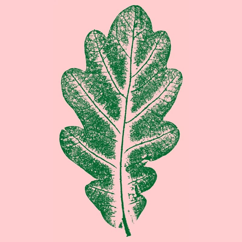 Oak Leaf Green - Monocolor - Leaf/Oak/ Tree