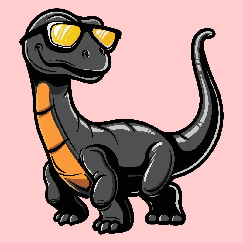 Dinosaur brontosaurus Cool Comic