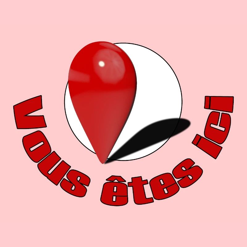 Sie sind hier mit Text