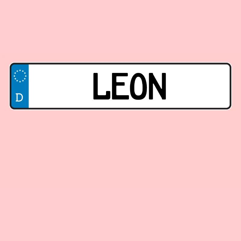 Leon cadeau plaque