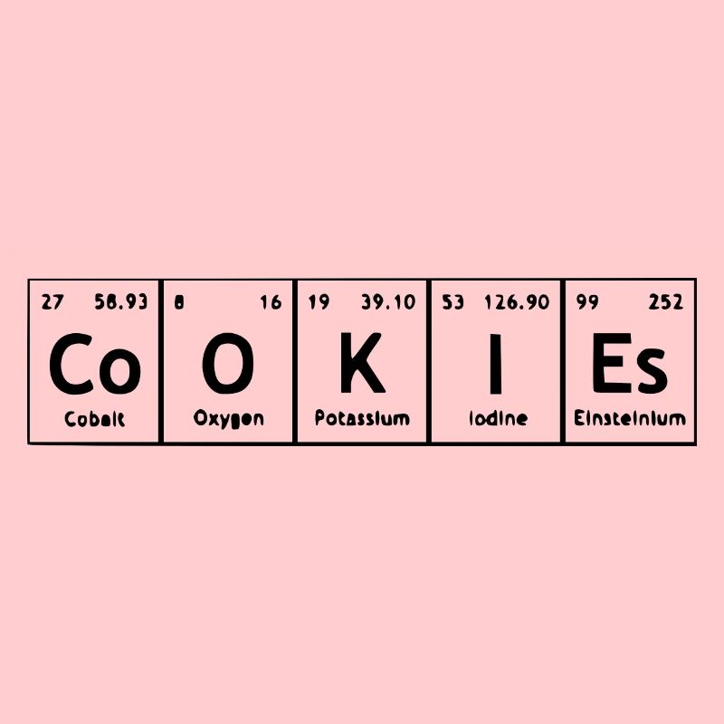 Cookies- Biscuits periodic table black