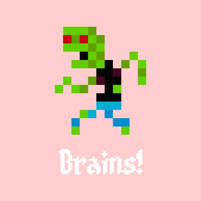 Zombie 8 bits (Brains!)