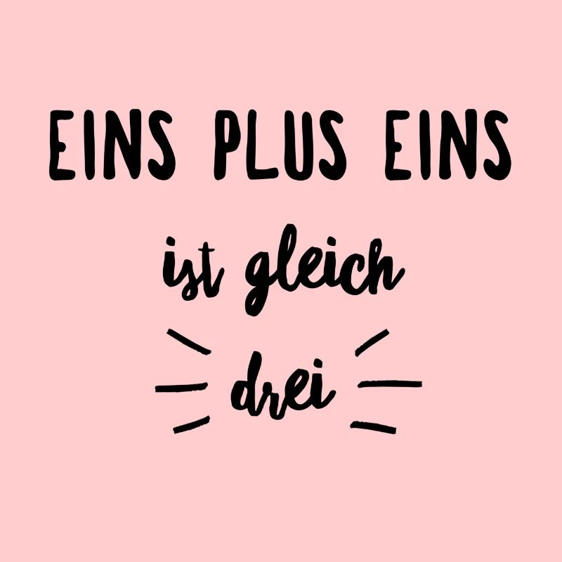 1 + 1 = 3 Geschenkidee Geburt Mathe Fail