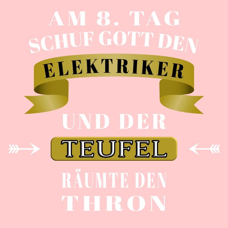 Elektro Gott erschuf den Elektriker Geschenkidee