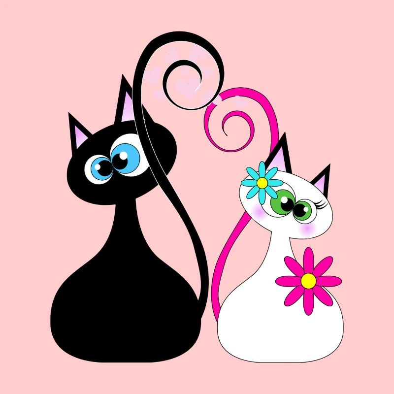 Visage de chat dame chat