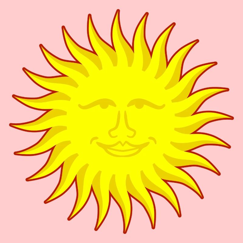 Soleil avec visage