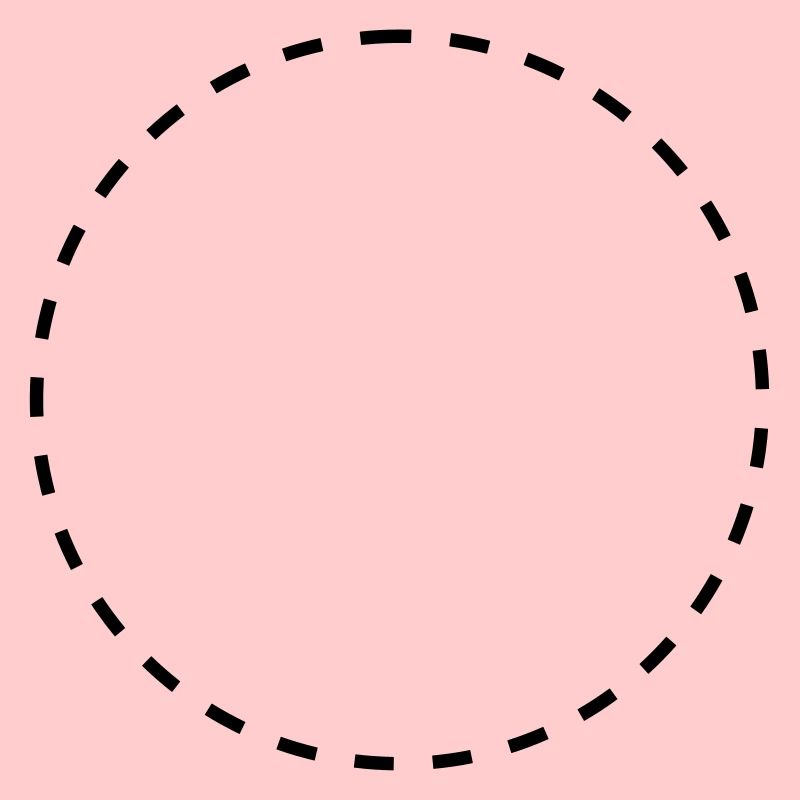 Dashed circle