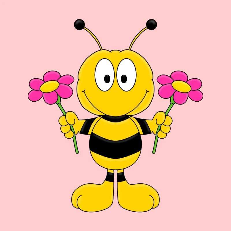 BIENE - BLUMEN - BIENCHEN MIT BLÜMCHEN