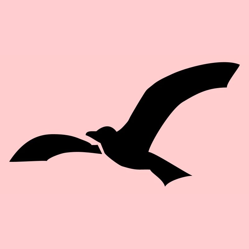 Silhouette simple Mouette