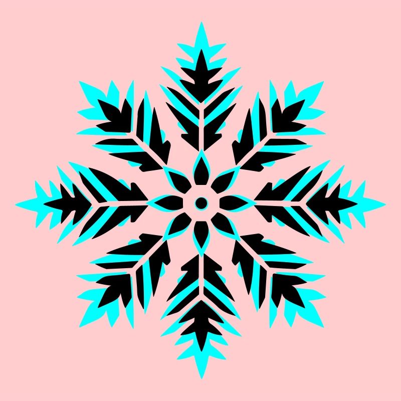 Icône de flocon de neige d’hiver