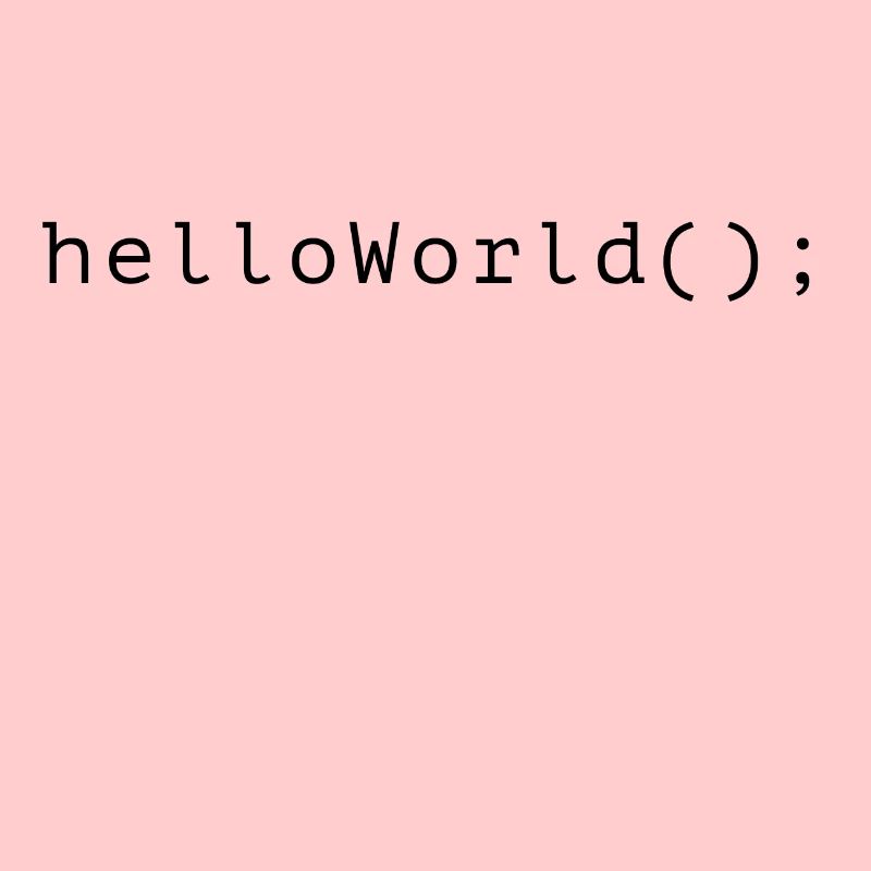 HelloWorld Programm Code Coding Informatik