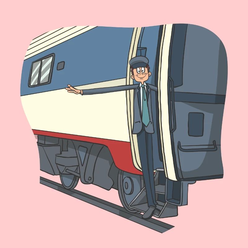 Zugführer Lockführer Eisenbahner
