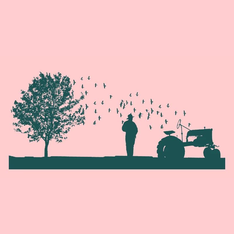 oldtimer Bauer Farmer Landleben Traktor