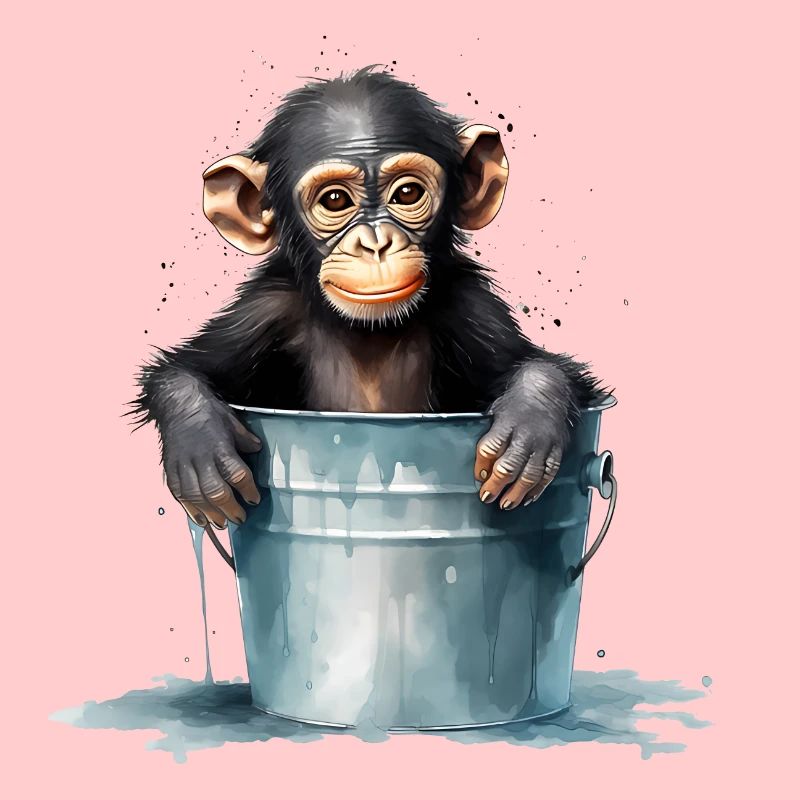 Monkey seeks cooling