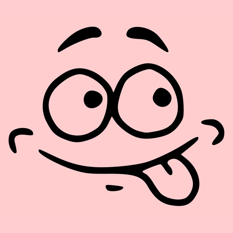 Emoji Hunger Sketch Black