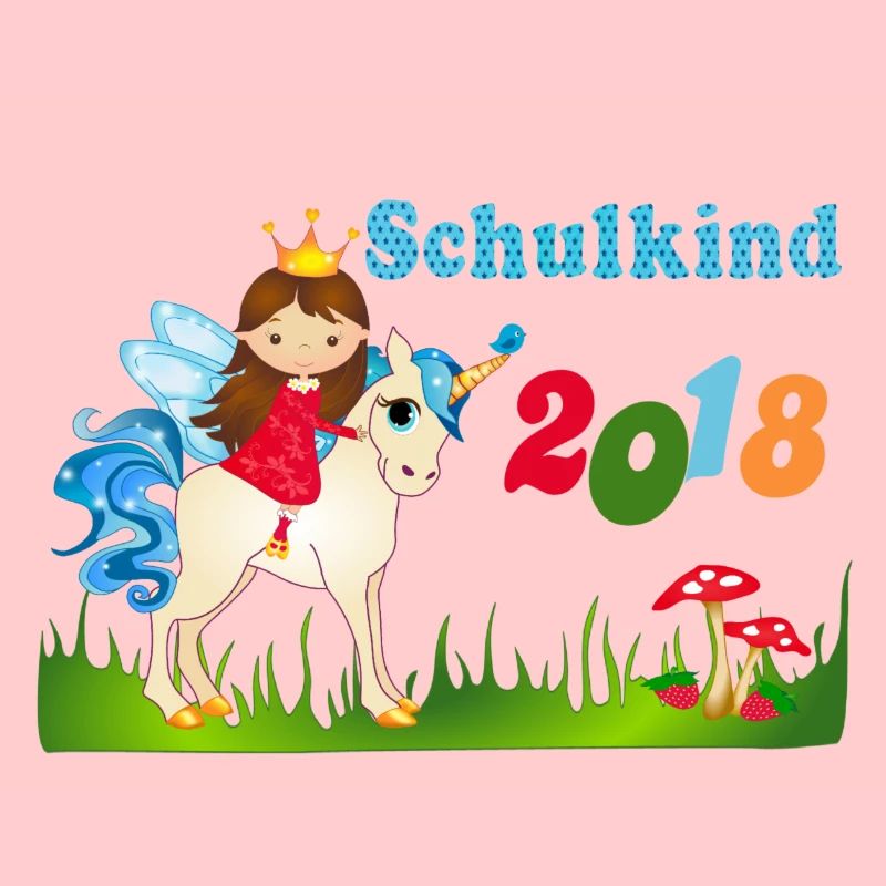 Schulkind 2018 Einschulung Einhorn Mädchen