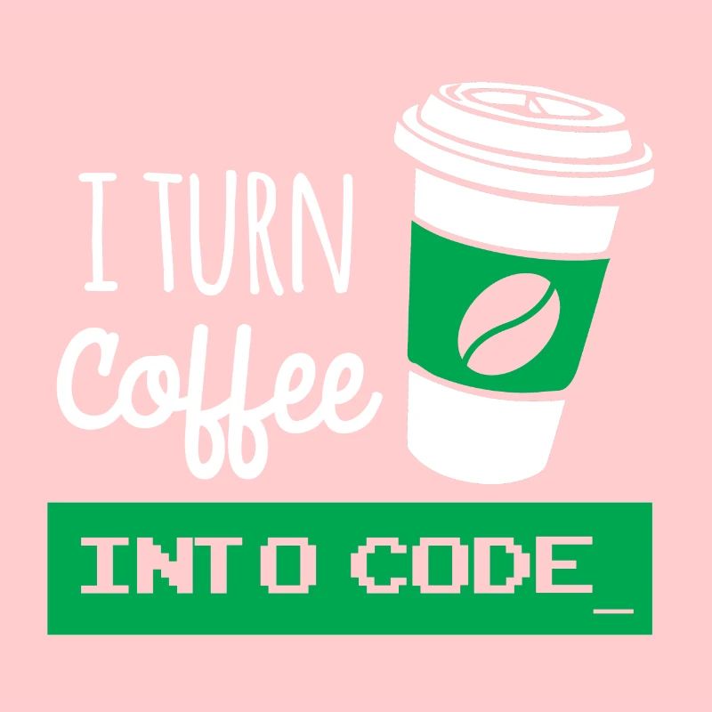 Ich drehe Kaffee in Code-Entwickler