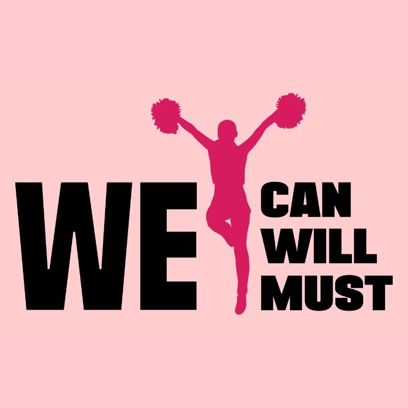 We Can Will Must Gymnast Cheerleader Cheerdancing