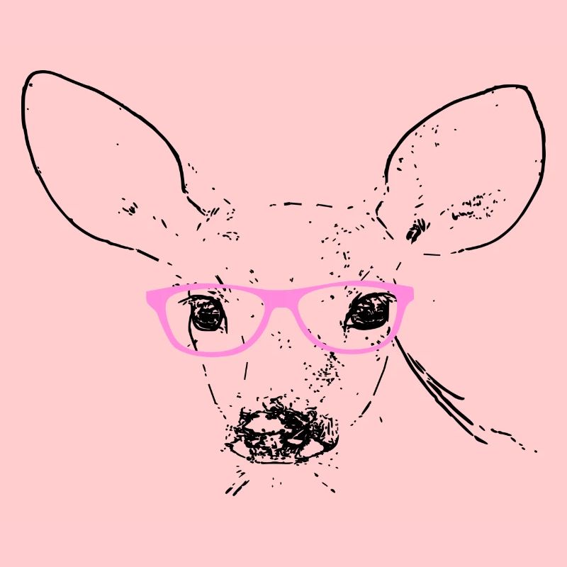 Deer with glasses