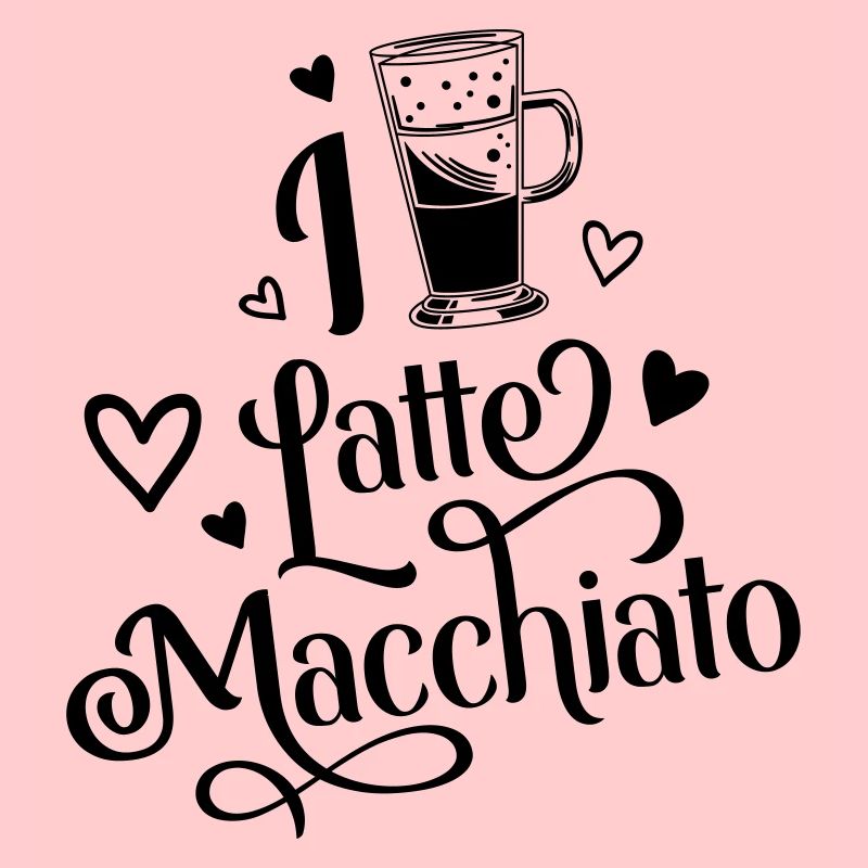 J'adore le café latte macchiato