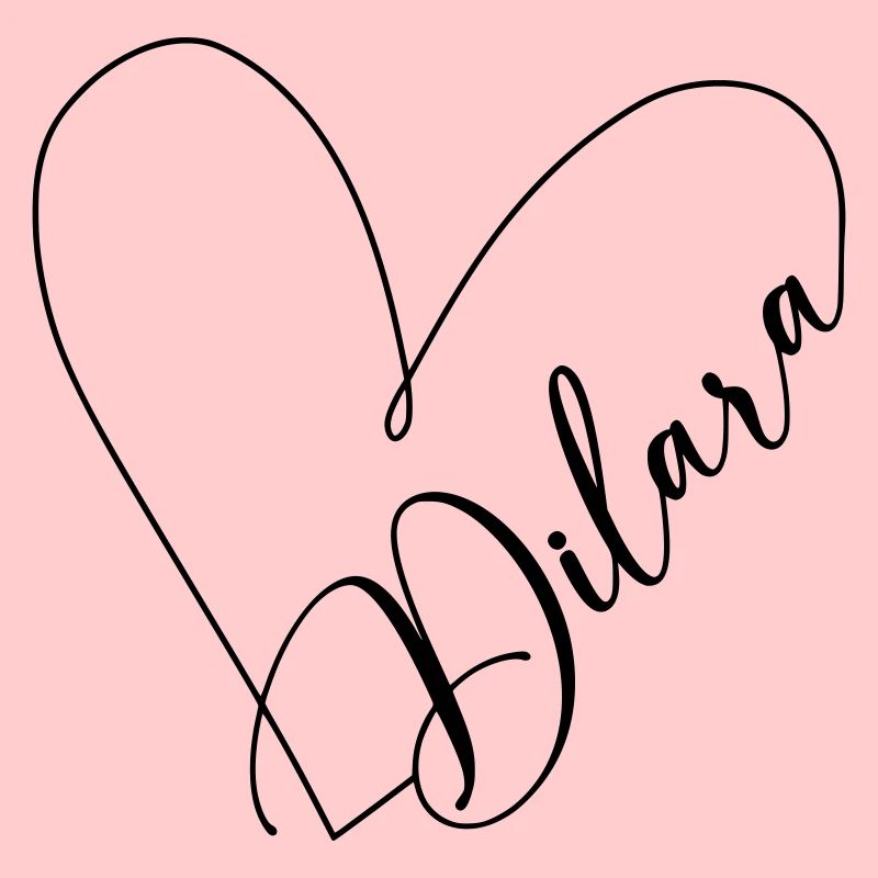 Dilara Name Heart Line
