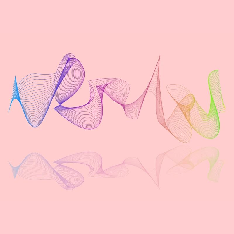Lines Geometry Gradient Coloring