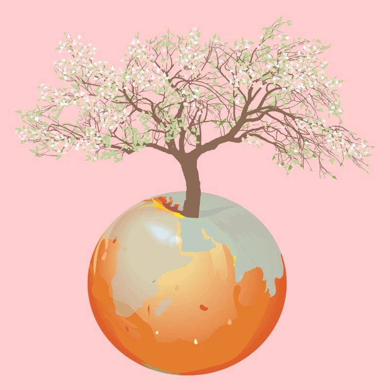 Erde - Apfelbaum