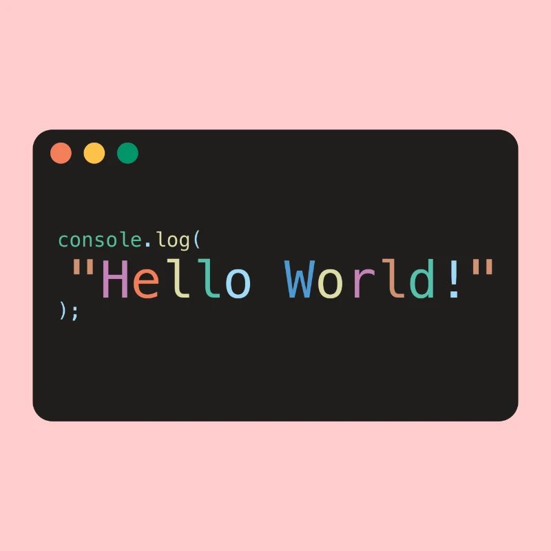 Hello World JavaScript console.log
