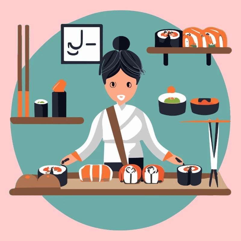 Sushi Mädchen