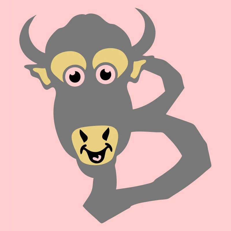 bison letter b drawing 511