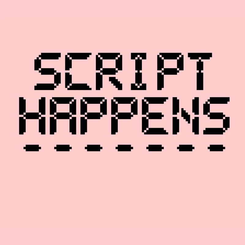 Computerprogrammierskript passiert Programmierer