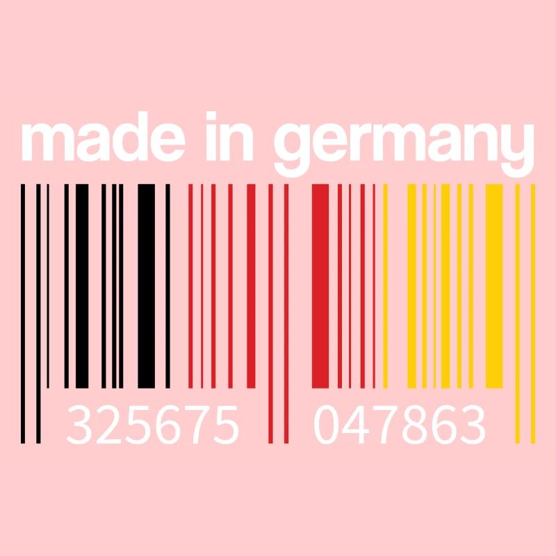 Deutschland Flagge Barcode Made in Germany Berlin