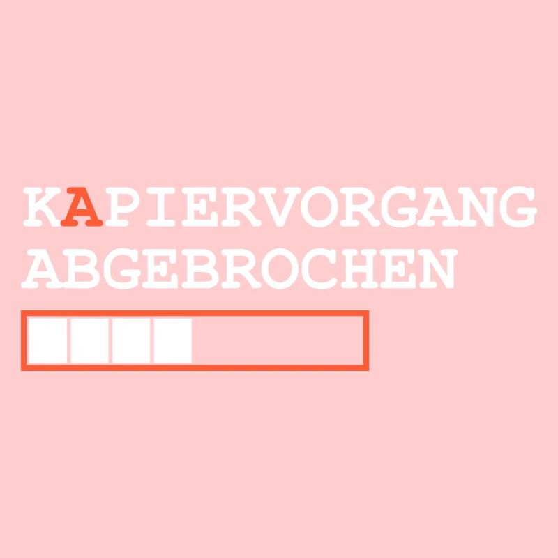 Kapiervorgang abgebrochen