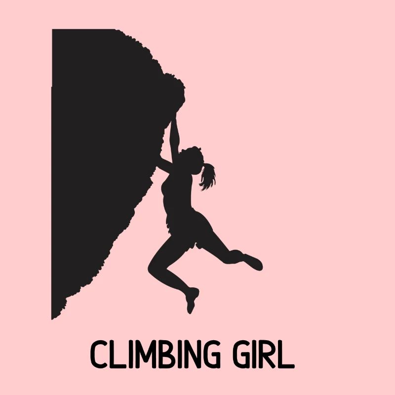 Arrampicata ragazza arrampicata