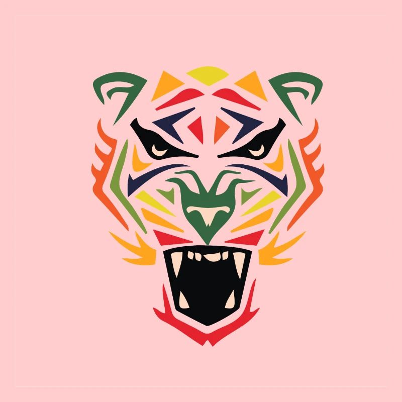 Tiger head mask