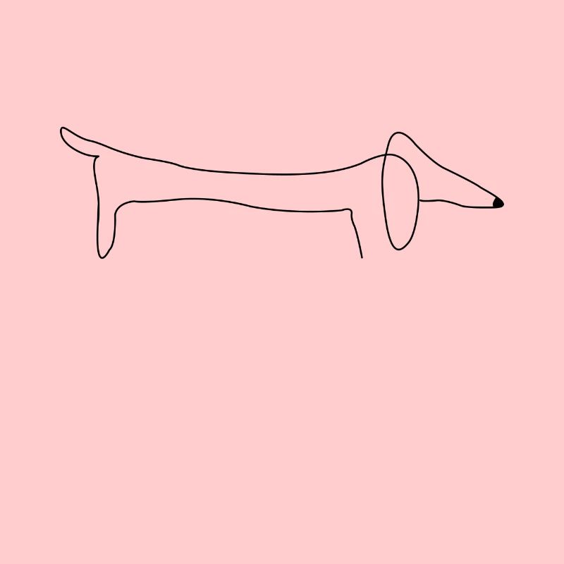 Dackel, Hund, lustiges Dackel design