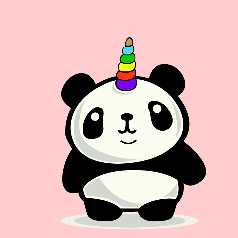 Panda unicorn