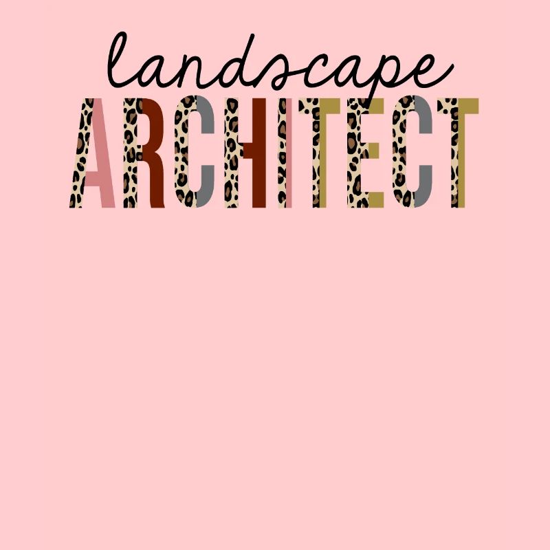 Landscape Architect Leopard Print Funny