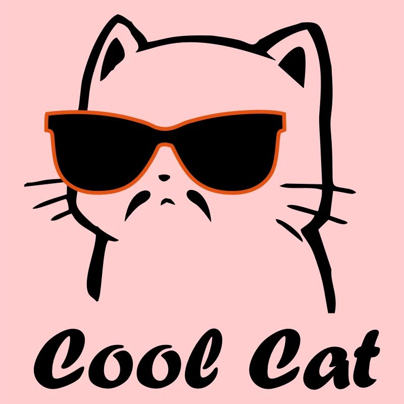 Katze Cool mit Sonnenbrille