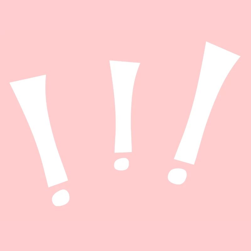 Three exclamation points