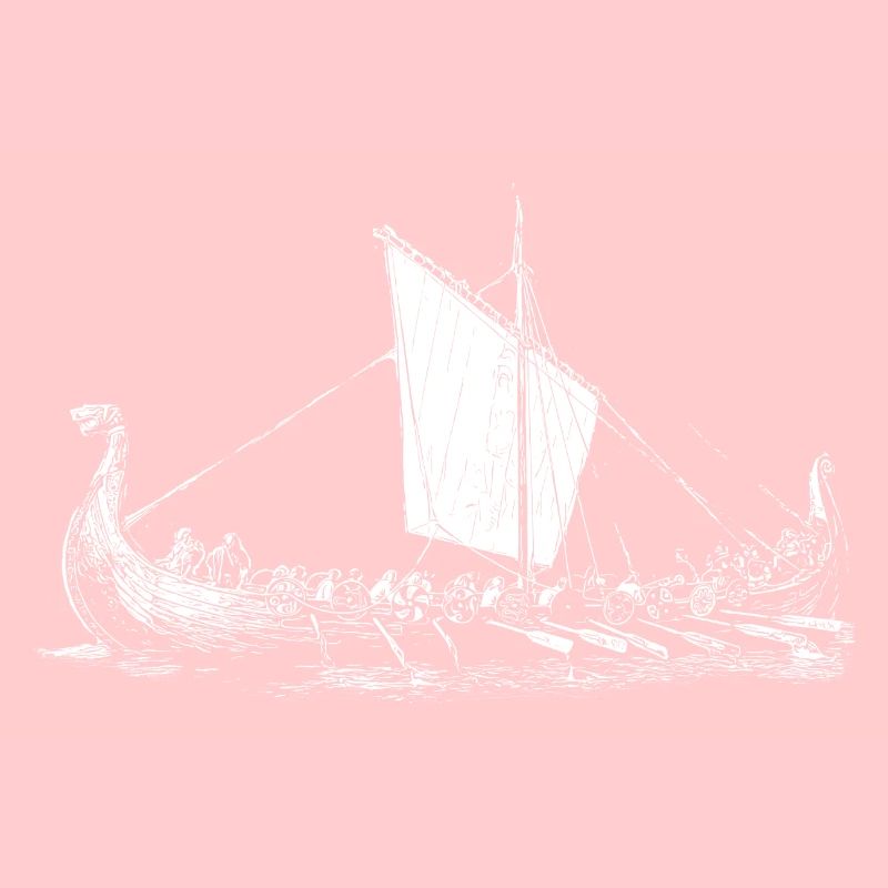 Wikinger Motiv > Wikinger Boot - Langschiff